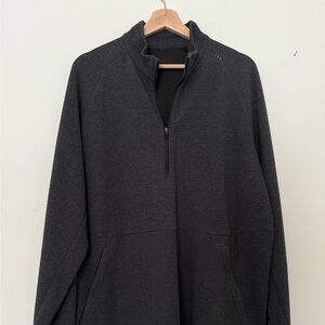 Lululemon Men’s Quarter Zip Pullover – Size Extra Large – Charcoal,Athleisure